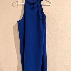 Maggy London Royal Blue Asymmetrical Dress